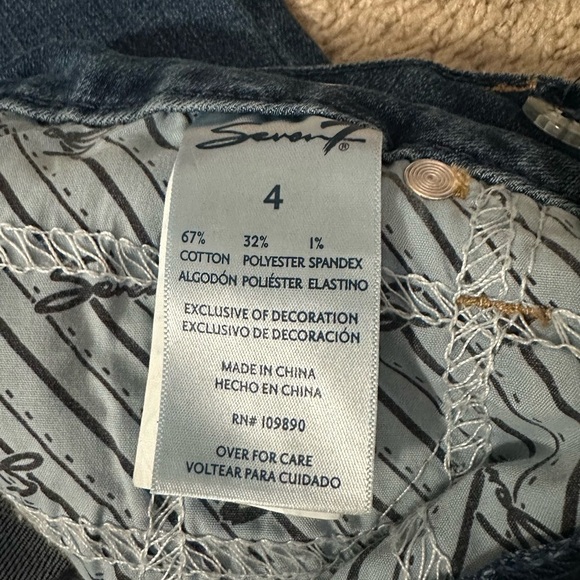 NWT Seven7 High Rise TUMMYLESS MICRO BOOT CUT JEAN Harlem Color Sz 4 - Picture 9 of 13